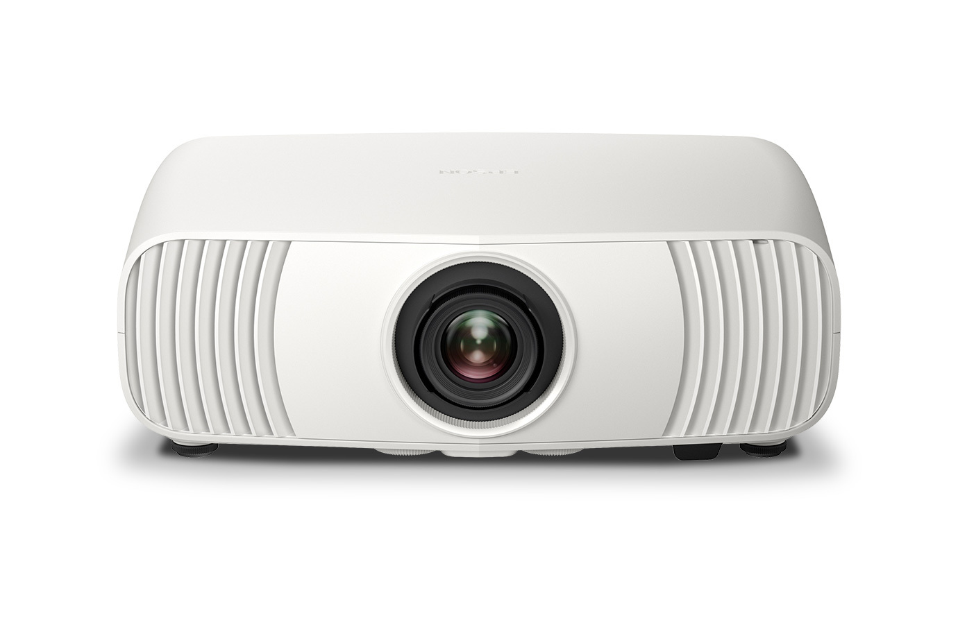 Epson Home Cinema LS5000 white projector, front view from above