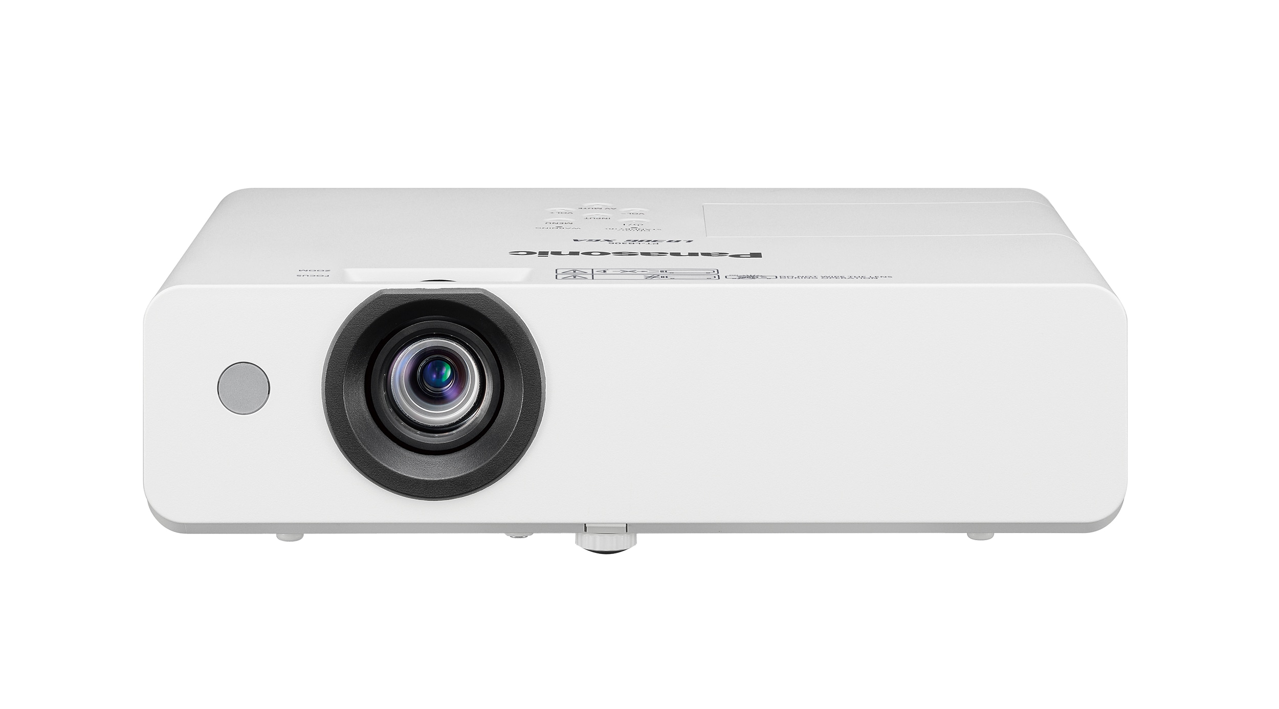 Panasonic PT-LB306 white LCD projector, front view